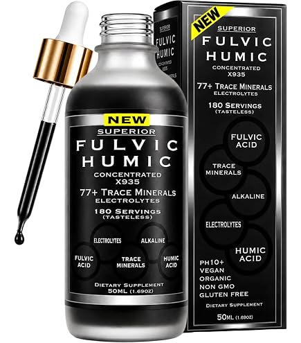 Amazon.com: Fulvic Acid Trace Mineral Drops + Oregano Oil with